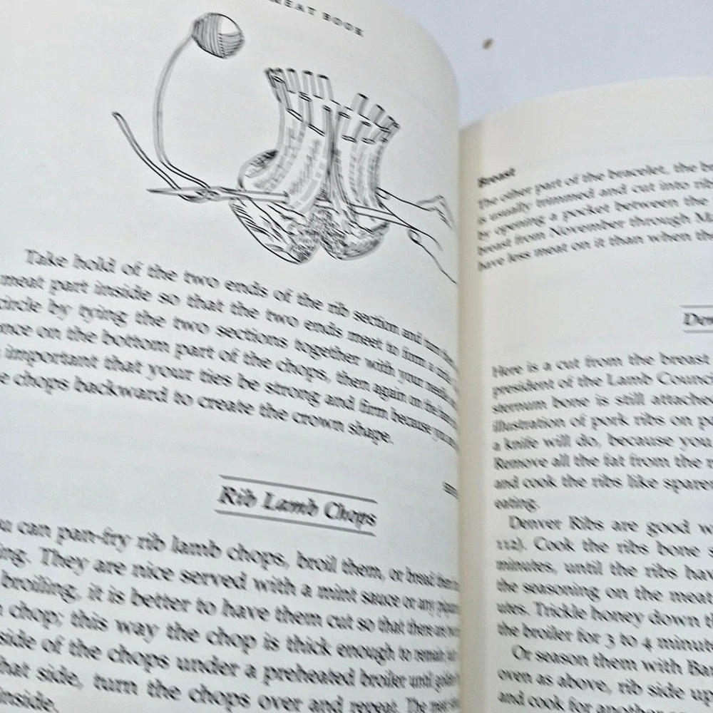 Jack Ubaldi's Meat Book A Butcher's Guide to Buying Cutting and Cooking Meat NOS